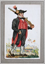 Traditional costumes in Germany in the 19th century