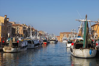Fishing boat in the harbour of Chioggia