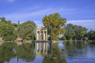 Temple of Asclepius in the Villa Borghese Park
