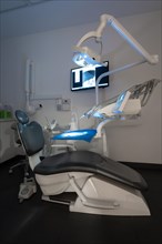 Modern dental practice. Dental chair