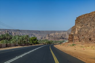 Road leading to Al Ula