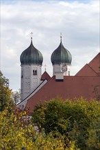 Towers of the monastery church of St. Lambert
