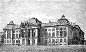 The Japanese Palace in Dresden in 1875