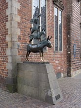 Bremen Town Musicians Bronze sculpture