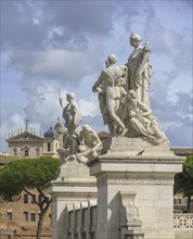 Statues at the Victor Emanuel Monument Altare della Patria
