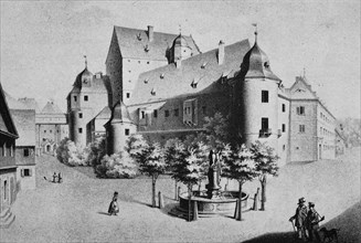 Historical view of Thurnau Castle