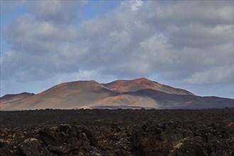 Multicoloured lava mountains