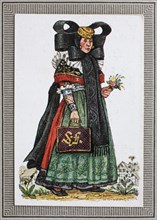Traditional Costumes in Germany in the 19th century