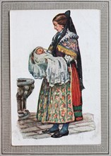 Traditional Costumes in Germany in the 19th century