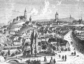View of Kamenz in 1870