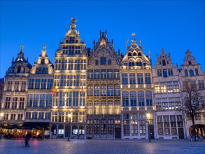Facades of the Guild Houses on the Grote Markt