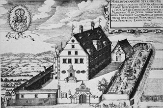 Historical view of Steinbach Castle