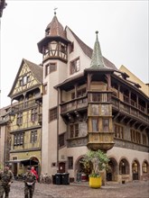The historic Maison Pfister and half-timbered houses in the city centre