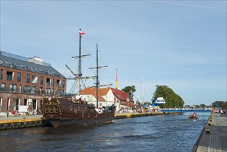 Ship Krol Eryk I in the harbour