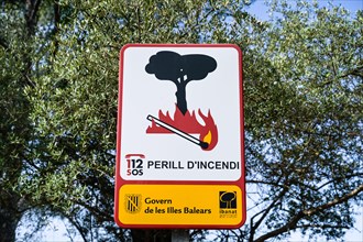 Sign Forest Fire Danger