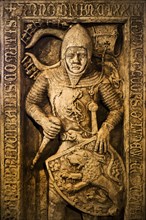 Copy of the tomb slab of Ludwig II the Iron