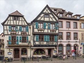 Half-timbered houses on the Rue du General de Gaulle