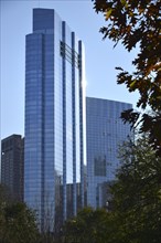 Millennium Tower seen from Boston Common Park