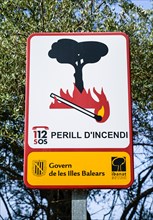 Sign Forest Fire Danger