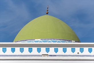 Green Dome of Islamic Mosque