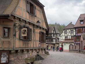 Half-timbered houses in the preserved centre of the old town