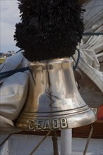 Ship's bell of the Russian tall ship Sedov