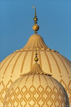 Close-up of domes of Othman ibn Affan Mosque