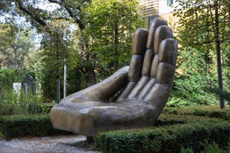 sculpture of a hand