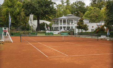 Tennis court in the park of Bad Homburg