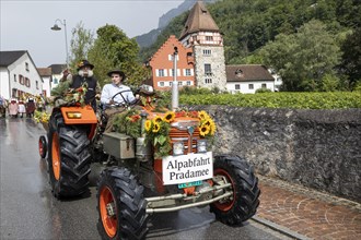 Alpabfahrt-Pradamee through the Staedtle
