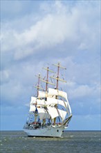 The Polish tall ship Dar Mlodziezy