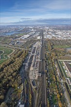 Aerial view of the DUSS Terminal Hamburg-Billwerder
