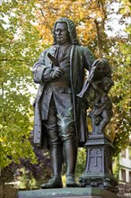 Bach Monument at the Bach House by Adolf von Donndorf