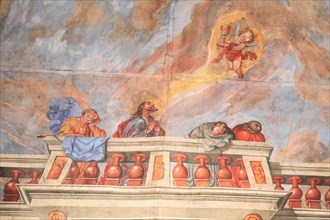 Frescoes in the Saeben Monastery