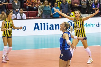 The Fenerbahce Opet Istanbul team is happy to win the point