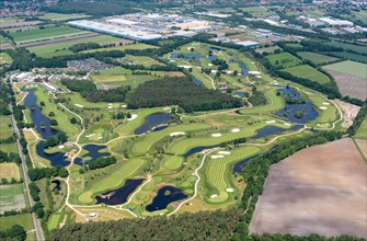 Aerial view of the Green Eagle Golf