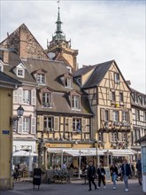 Half-timbered houses in the city centre