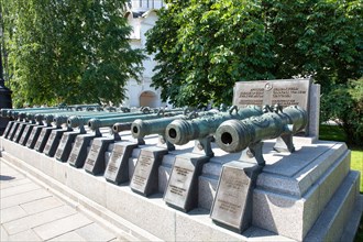 Russian field cannons