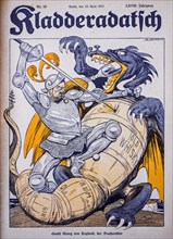1915 vintage front cover of Kladderadatsch