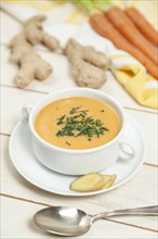 Ginger-carrot soup