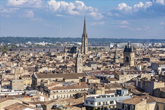 View from the Tour Pey-Berland over the old town of Bordeaux