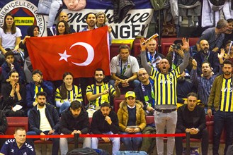 The fans of Fenerbahce Opet Istanbul