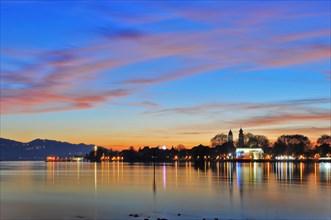 View of the island of Lindau in Lake Constance