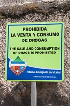 The Sale and Consumption of Drugs is Prohibited