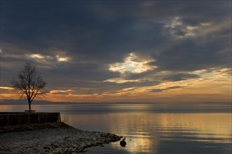 Sunset on Lake Constance near Lindau