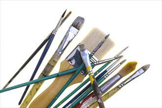 Various artists paintbrushes