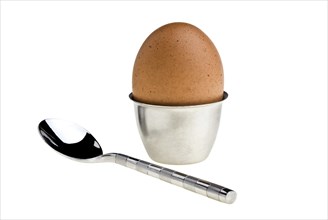 Egg cup and spoon