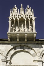 Detail above entrance to Camposanto Monumentale