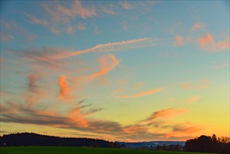 Sunset near Augsburg