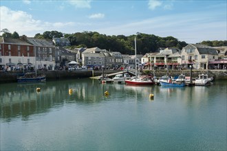 Town of Padstow viewed across the harbour